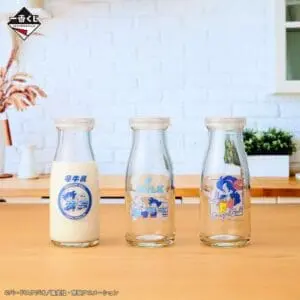 Dragon Ball- Milk Bottle Glass Set of 3-Prize (E)-Ichiban Kuji-Dragon Ball Fantastic Adventure - Image 3