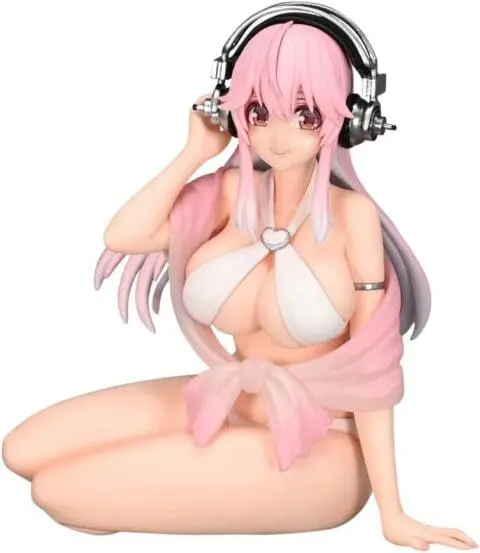Super Sonico-Sonico-Noodle Stopper Figure-White Bikini Version - Image 3