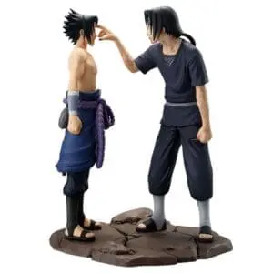 Figura-Uchiha Sasuke & Uchiha Itachi Last One Prize-Ichiban kuji- Naruto Shippuden-Revible Moment - Image 2