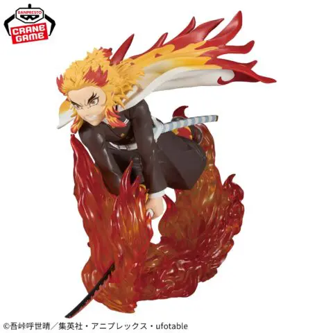 Demon Slayer Kimetsu no yaiba Figures-Kyojuro Rengoku-VIBRATION STARS PLUS - Image 3