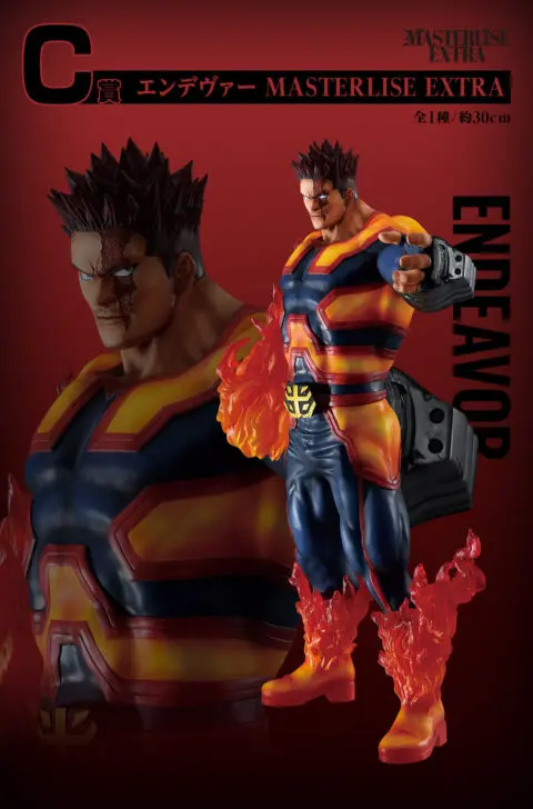 My Hero Academia Figures-Endeavor-Ichiban Kuji Prize C MASTERLISE - Image 3