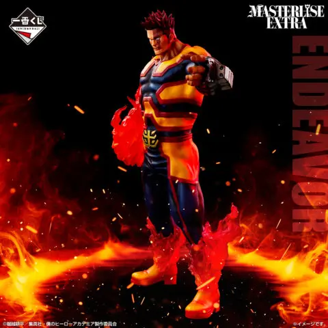 My Hero Academia Figures-Endeavor-Ichiban Kuji Prize C MASTERLISE - Image 2