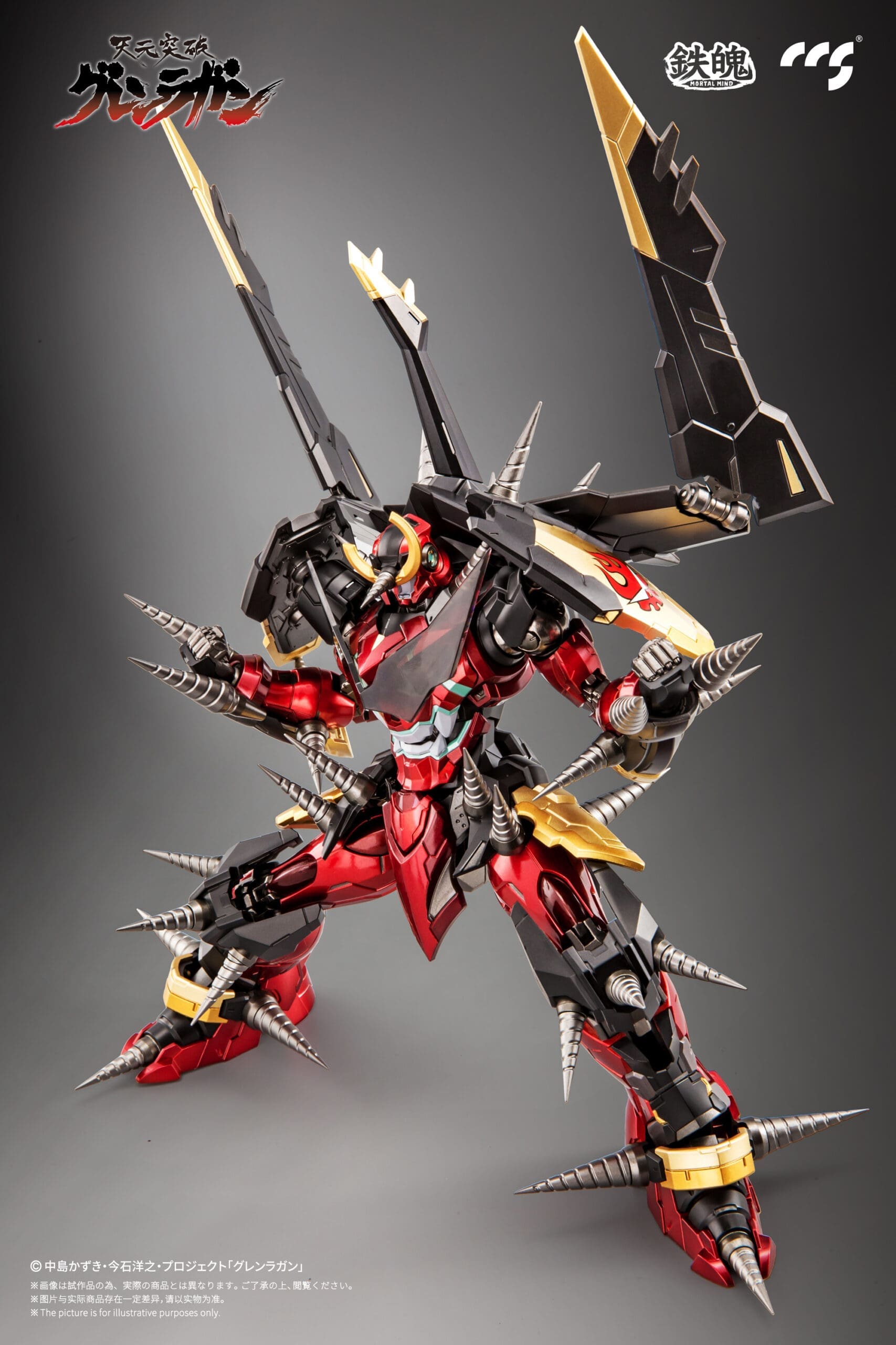 GURREN LAGANN FIGURES-"TENGEN TOPPA GURREN LAGANN"-CCSTOYS MORTAL MIND SERIES 1 GURREN LAGANN FIGURES-"TENGEN TOPPA GURREN LAGANN"-CCSTOYS MORTAL MIND SERIES