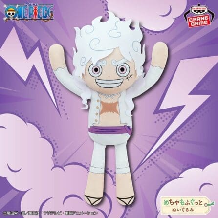 One Piece -Monkey D. Luffy Gear 5 "Giant"- Super Mofugu Plush Toy